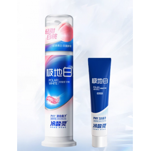 冷酸灵泵式牙膏极地白